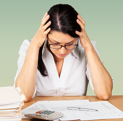 stress of taxes